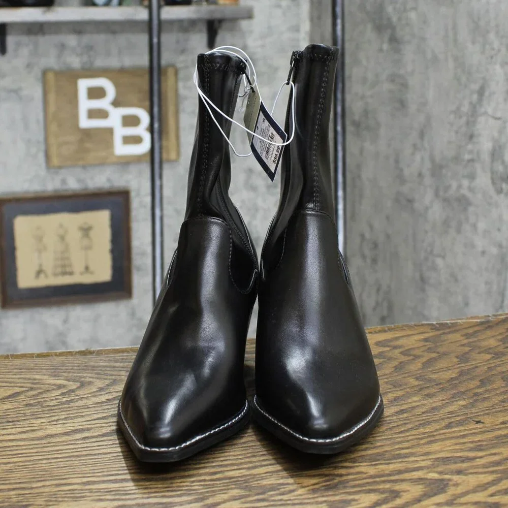 NWT Universal Thread Women's Aubree Ankle Boots 88375051 Black 6M 6 M
